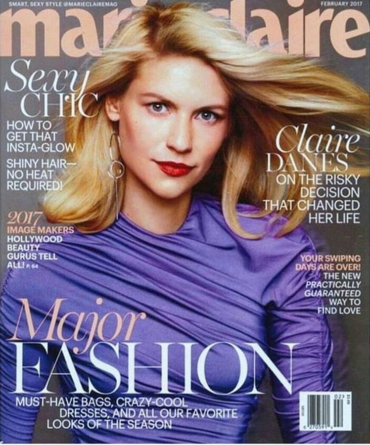 MARIE CLAIRE USA magazine cover  February 2017