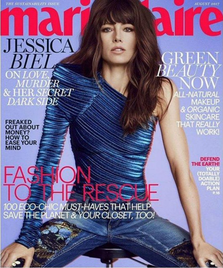 MARIE CLAIRE USA magazine cover  August 2018