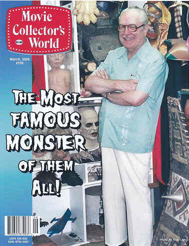 MOVIE COLLECTORS WORLD magazine side cover Issue 729 March 2009