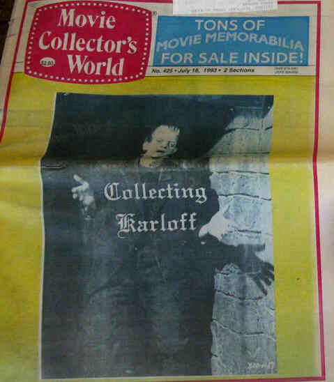 MOVIE COLLECTORS WORLD magazine side cover Issue 425 16 July 1993