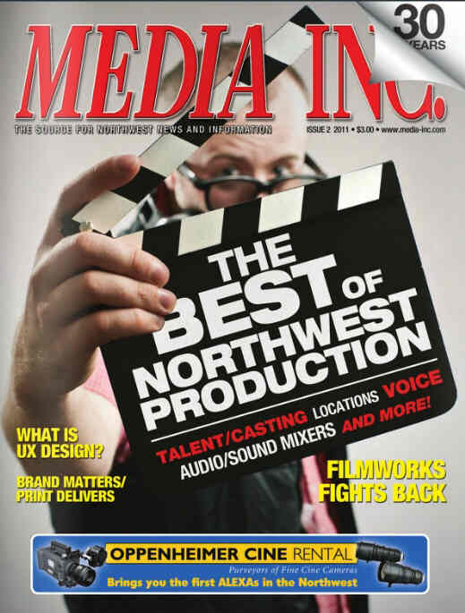MEDIA INC. magazine cover Issue 2  2011