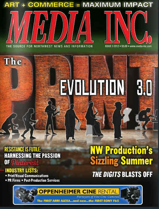 MEDIA INC. magazine side cover Issue 3  2012