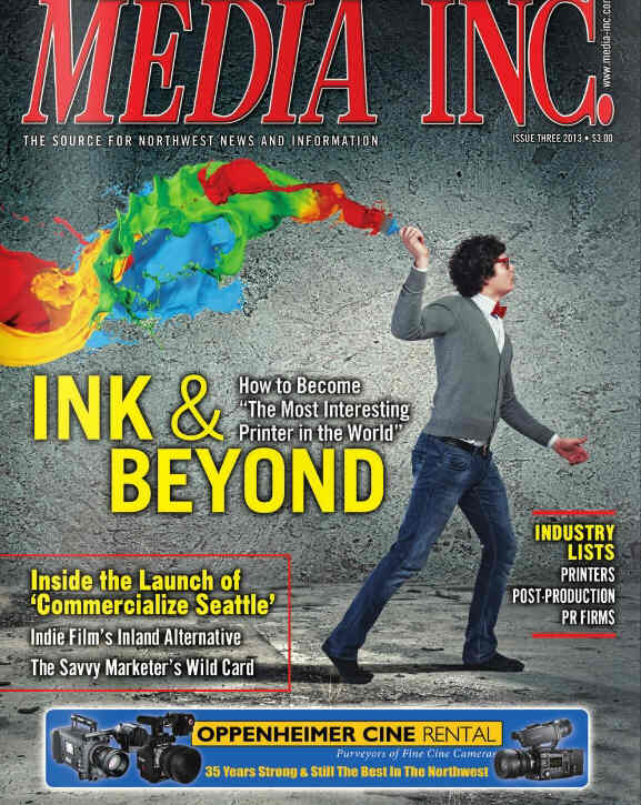 MEDIA INC. magazine side cover Issue 3  2013