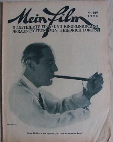 MEIN FILM magazine side cover Issue 109  1928