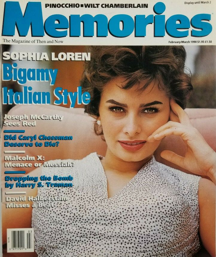 MEMORIES magazine cover February/March 1990