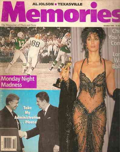 MEMORIES magazine cover October/November 1990