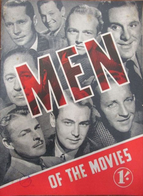 MEN OF THE MOVIES magazine side cover  