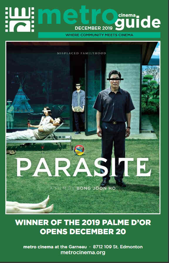 METRO CINEMA GUIDE magazine cover  December 2019