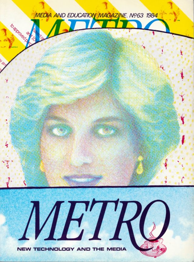 METRO magazine side cover Issue 63   1984