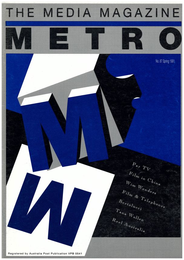 METRO magazine side cover Issue 87   1991