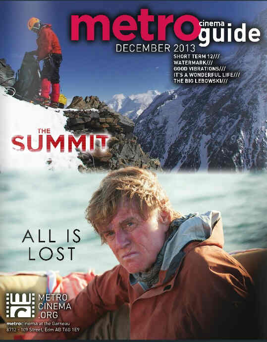 METRO CINEMA GUIDE magazine cover December 2013
