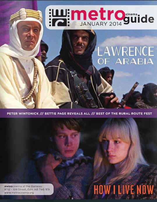METRO CINEMA GUIDE magazine side cover January 2014