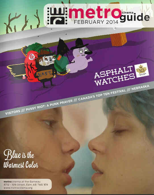 METRO CINEMA GUIDE magazine side cover February 2014