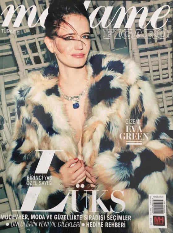 MADAME FIGARO TURKEY magazine cover  December 2018/ January 2019 