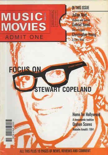 MUSIC FROM THE MOVIES magazine cover Issue 20 Summer 1998