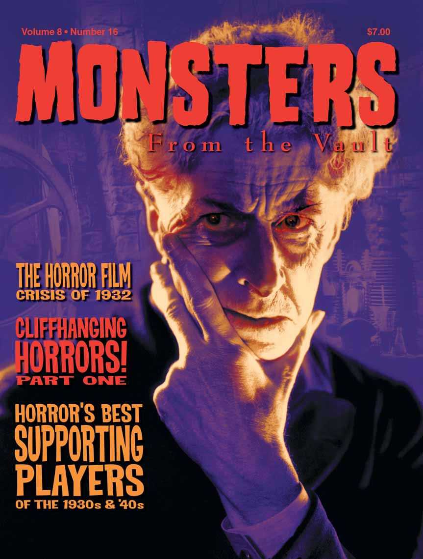 MONSTERS FROM THE VAULT magazine cover Issue 16  2002
