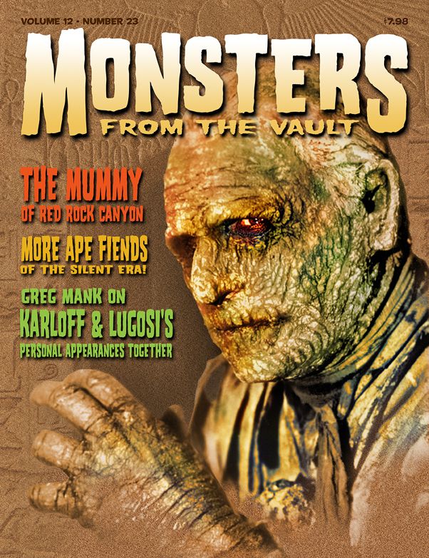 MONSTERS FROM THE VAULT magazine cover Issue 23  2007