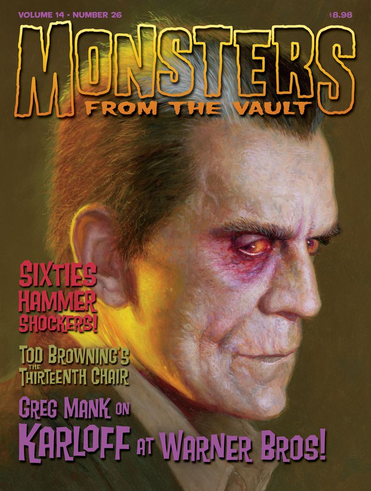 MONSTERS FROM THE VAULT magazine cover Issue 26  Vol 14 # 26 March/April/May 2009