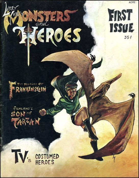 MONSTERS AND HEROES magazine cover Issue 1  1967