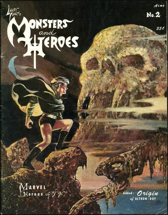 MONSTERS AND HEROES magazine cover Issue 2  1967