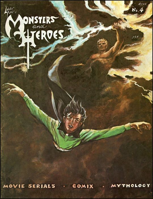 MONSTERS AND HEROES magazine cover Issue 4 March 1969