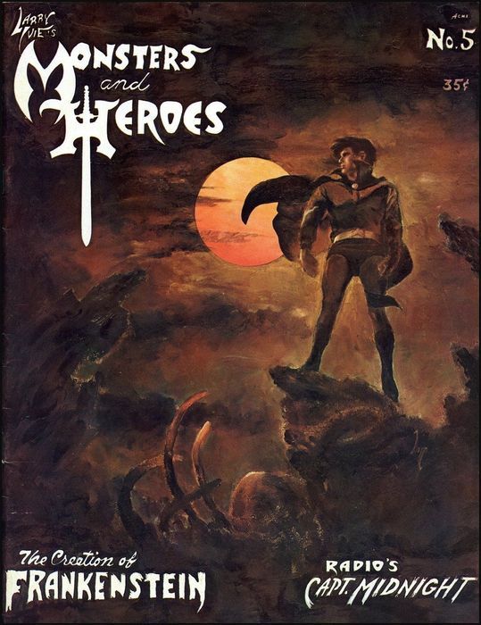 MONSTERS AND HEROES magazine cover Issue 5 July 1969