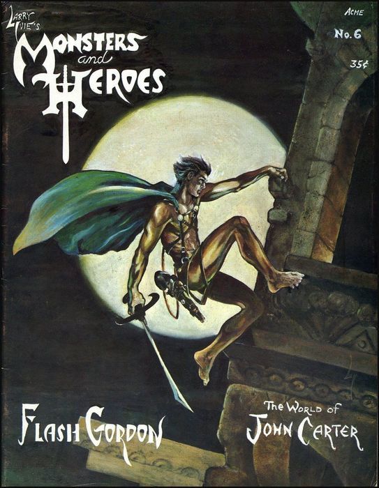 MONSTERS AND HEROES magazine cover Issue 6 October 1969