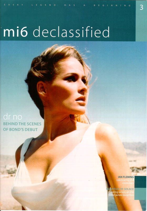 MI6 CONFIDENTIAL magazine side cover Issue 3 August 2008