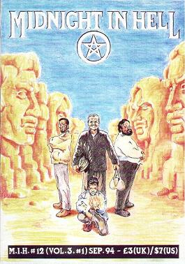 MIDNIGHT IN HELL magazine cover Issue 12 September 1994