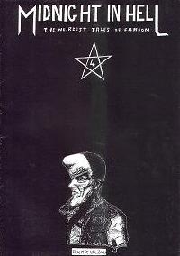 MIDNIGHT IN HELL magazine side cover Issue 4 December 1990