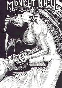 MIDNIGHT IN HELL magazine cover Issue 6 June 1991