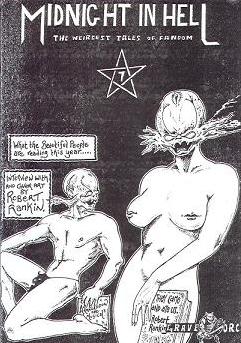 MIDNIGHT IN HELL magazine side cover Issue 7 September 1991