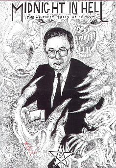 MIDNIGHT IN HELL magazine side cover Issue 8 December 1991