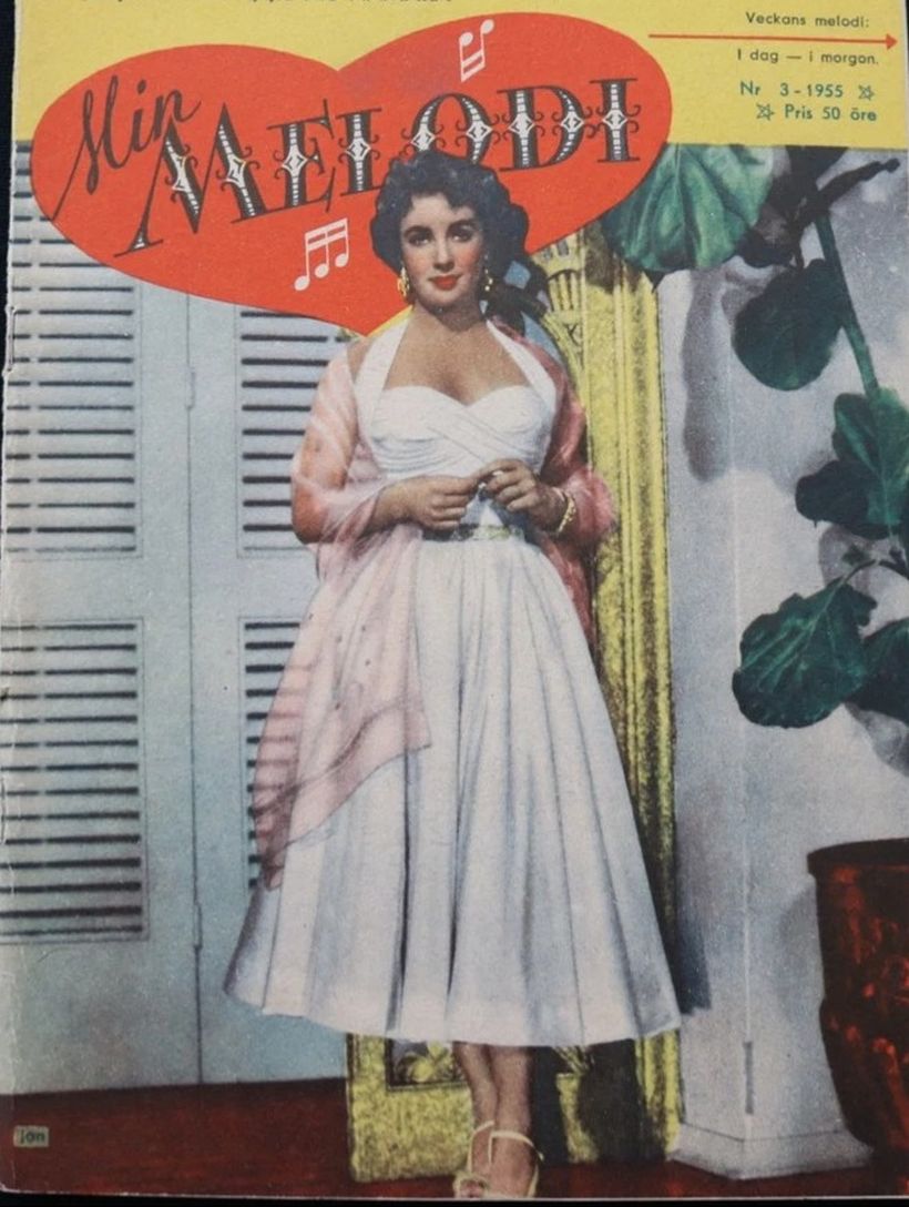 MIN MELODI magazine cover Issue 3   1955