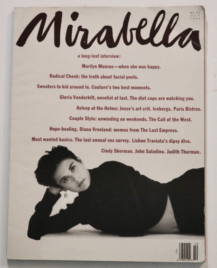 MIRABELLA magazine cover  October 1989