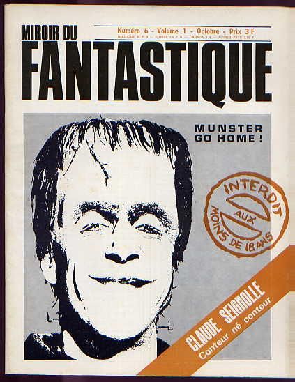 MIROIR DU FANTASTIQUE magazine cover Issue 6 October 1968