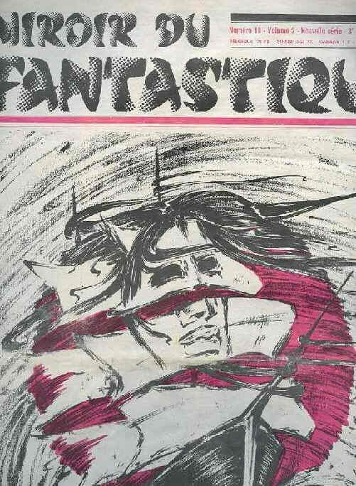 MIROIR DU FANTASTIQUE magazine side cover Issue 18  Vol 2 # 18  1970