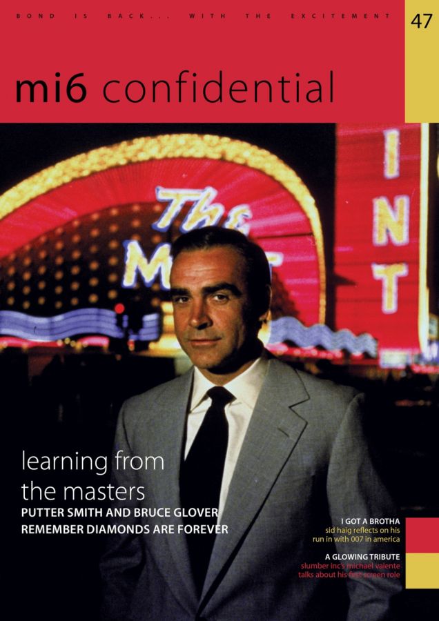 MI6 CONFIDENTIAL magazine side cover Issue 47  October 2018