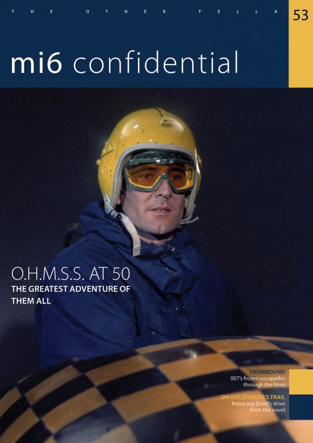 MI6 CONFIDENTIAL magazine side cover Issue 53  November 2019