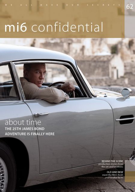 MI6 CONFIDENTIAL magazine side cover Issue 62  October 2021