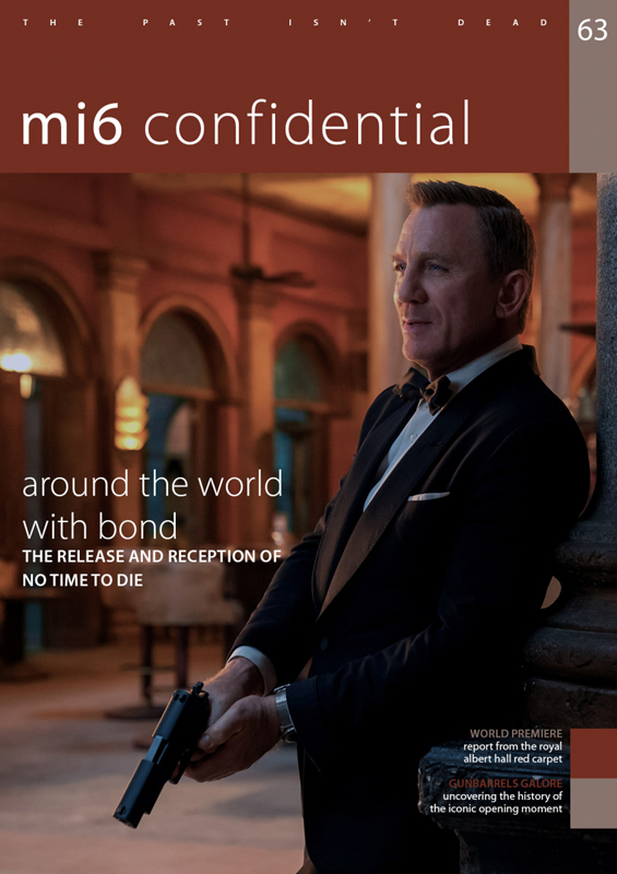 MI6 CONFIDENTIAL magazine side cover Issue 63  December 2021