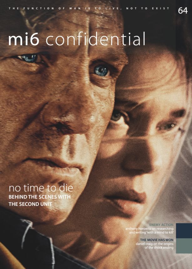 MI6 CONFIDENTIAL magazine side cover Issue 64  May 2022