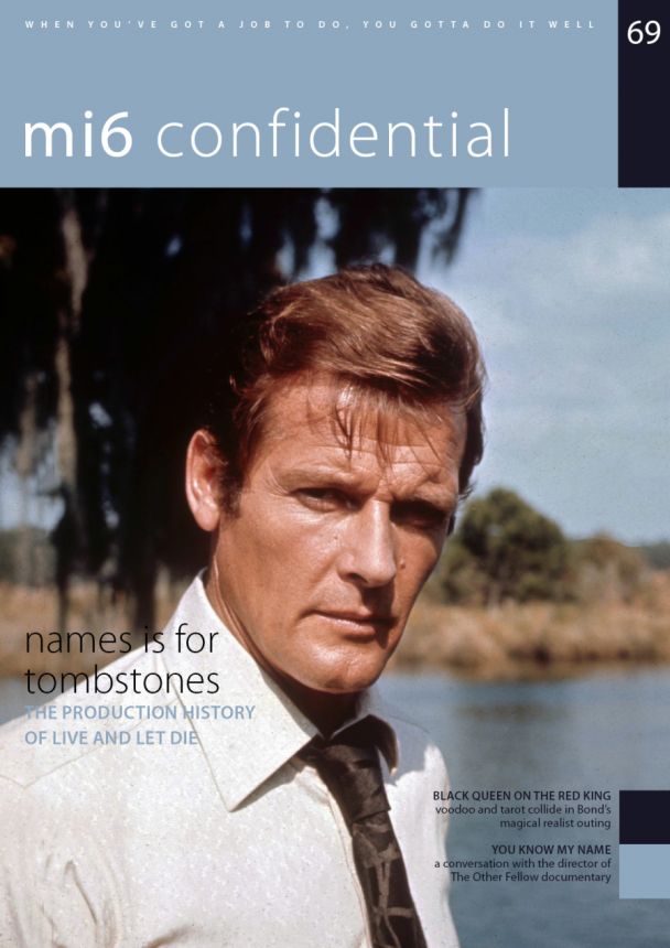 MI6 CONFIDENTIAL magazine side cover Issue 69  July 2023