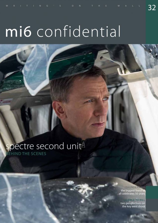 MI6 CONFIDENTIAL magazine side cover Issue 32 October 2015
