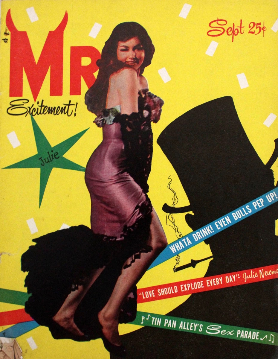 MISTER magazine side cover  September 1956