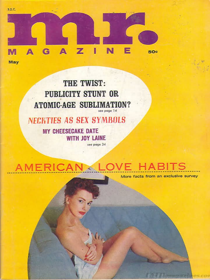 MISTER magazine side cover  May 1962