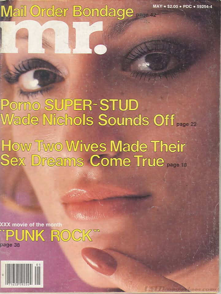 MISTER magazine side cover  May 1978