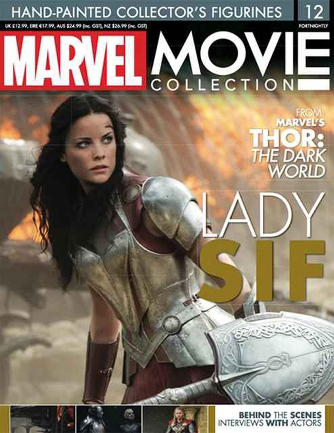 MARVEL MOVIE COLLECTION magazine side cover Issue 12   