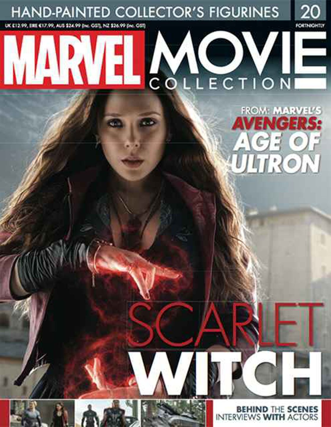 MARVEL MOVIE COLLECTION magazine side cover Issue 20   