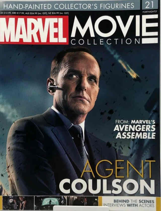 MARVEL MOVIE COLLECTION magazine side cover Issue 21   